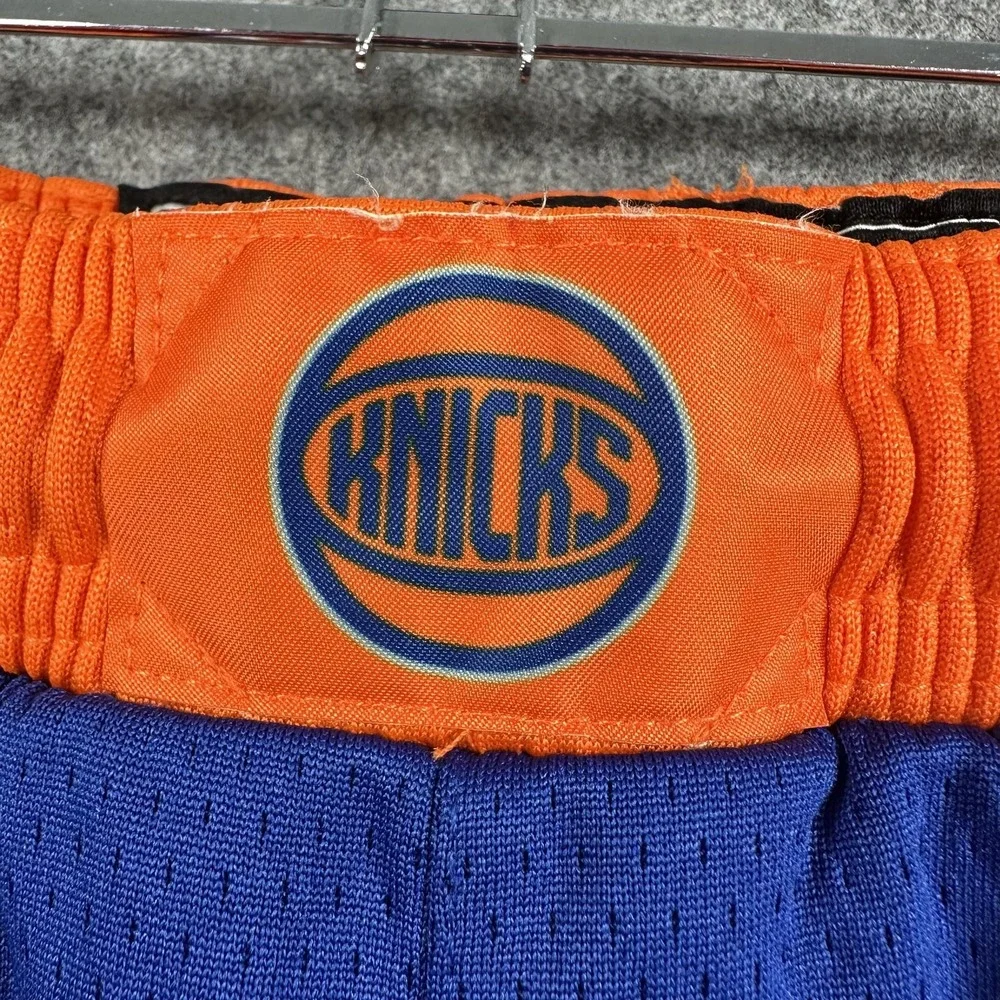 New York Knicks Shorts Youth XL Blue Mesh NBA Basketball Dri-FIT Nike